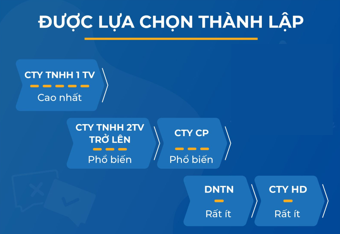 Các loại hình công ty và cách chọn phù hợp với nhu cầu kinh doanh của bạn