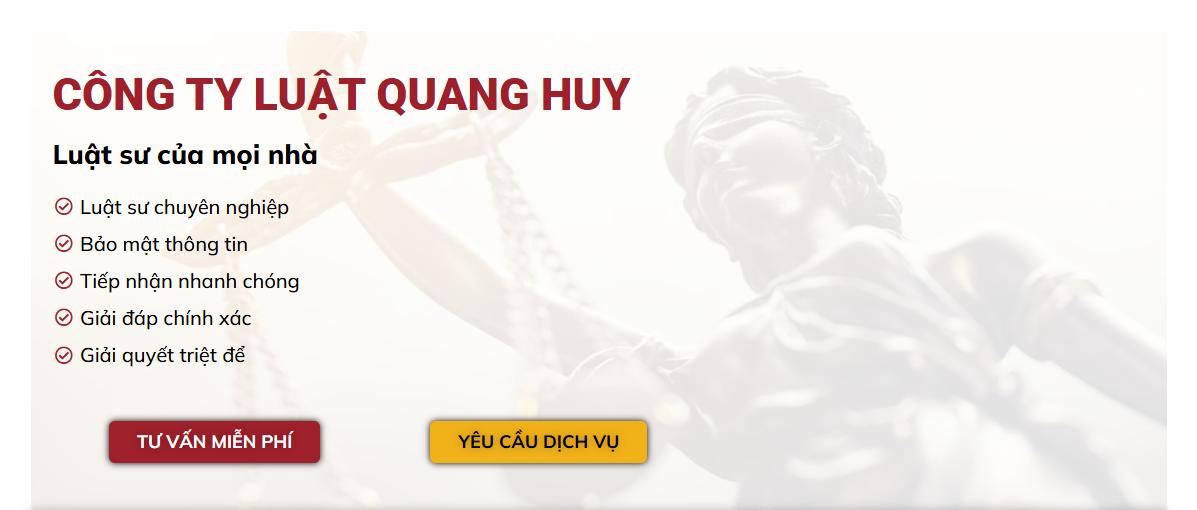 Văn phòng luật Quang Huy là địa điểm pháp lý đáng tin cậy tại Phú Thọ