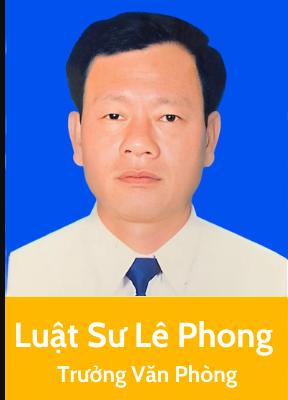 Luật sư Lê Phong